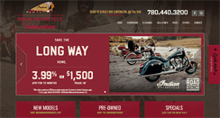 Desktop Screenshot of indianmotorcyclesofedmonton.com